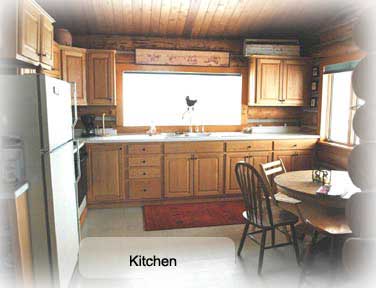 Georgia's kitchen at the cabin