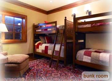bunk room of bienasz home in crested butte