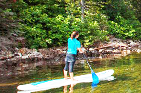 stand up paddlebaording in crested butte