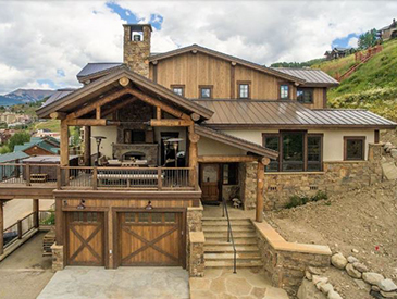 ski in and out crested butte 5 bedroom house for rent 